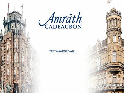 Cadeaubon van Amrâth Hôtels met open saldo, ideaal als hotelcadeaubon, cadeaukaart of hotel giftcard.